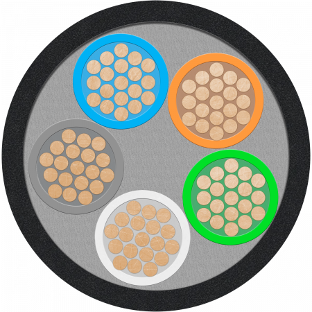 Кабель ВВГнг(A)-LSLTx 5х1,5