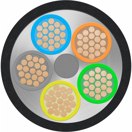 Кабель ВВГЭнг-LS 5х1,5